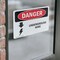 Signmission Underground Live Wire Danger Sign, Vinyl Decal, 14in W x 10in L, 2PK OS-2PACK-DS-D-1014-L-1600 - alternate 2